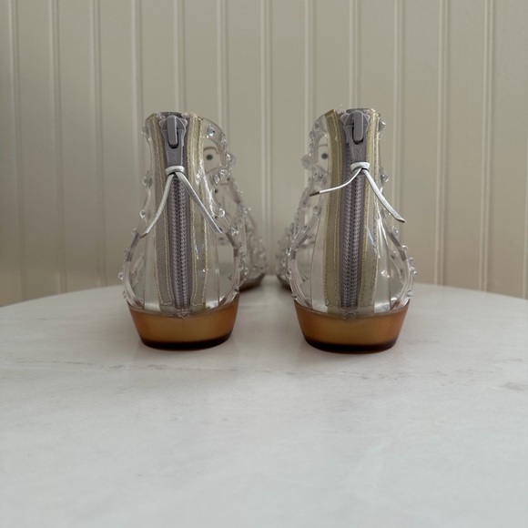 Stuart Weitzman Glogladius Clear Jelly Wedge - Picture 5 of 16